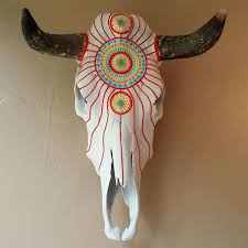 Design your everyday with cow skull art prints you'll love. Pin On Cow Skull Painting