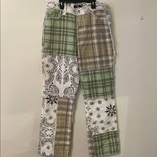 Innovative, technical and technical apparel. Jaded London Jeans Patchwork Bandana Pants Jaded London Poshmark