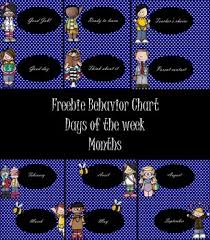 Free Freebie Behaviour Chart Days Of The Week And More By