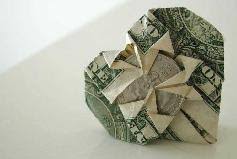 How do you make an origami dollar? Learn To Fold An Origami Money Heart