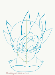 How to draw dragon ball characters, how to draw dragon ball description: How To Draw Super Saiyan Goku From Dragon Ball Mangajam Com