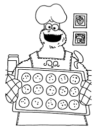 I hope you enjoy these pictures to print and color. Monster Cookie Baking Cookies Coloring Pages Best Place To Color