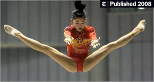 Tight clothes and camel toes in spandex and lycra : Records Say Chinese Gymnasts May Be Under Age The New York Times