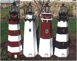 Modeled after the real lighthouse at cape hatteras, this wooden lighthouse is painted black and white. Lawn Lighthouse Plans For All Levels The Lighthouse Man