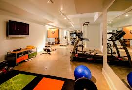 Basement done by tim heitman. Basement Workout Room Houzz
