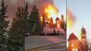 The 1907 morinville catholic church was razed by fire early wednesday, a blaze being investigated as deliberately set. Xqirvy4diqtd4m
