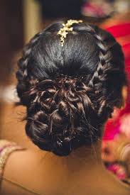 Low Bun Hairstyle For Indian Style Wedding Hair Styles Indian Wedding Hairstyles Indian Bridal Hairstyles