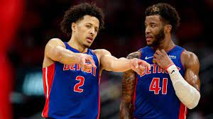 Cade Cunningham 1 of 3 Detroit Pistons in Rising Stars tourney