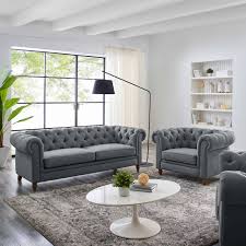 This knightsbridge chesterfield proves that it's possible to have a living room that is equally gorgeous as. Amelia Grey Linen Three Seater Chesterfield Sofa Julian Joseph