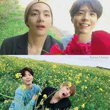 Park bo gum and kim taehyung. Park Bo Gum And Kim Taehyung V Bts Together In Jeju Island Taehyung Bo Gum Bts Polaroid