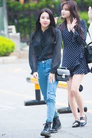 Twice Chaeyoung Spotted Wearing A See Through Shirt Koreaboo Kpop Fashion Kpop Outfits Kpop Girls