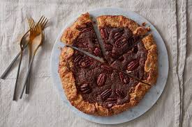 Like A Cross Between A Giant Danish And A Frangipane Filled Tart This Not Too Sweet Galette Is Perfect For The Holidays And Beyon Desserts Maple Pecan Galette