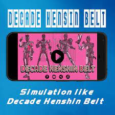 This kamen rider ryuki driver is made for those who really loves kamen rider series. Decade Henshin Belt For Android Apk Download