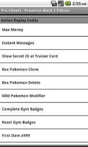 Pokemon black action replay codes pokemon black action replay codes game id uk: Pro Cheats Pokemon Black 2 Edn 1 0 Free Download