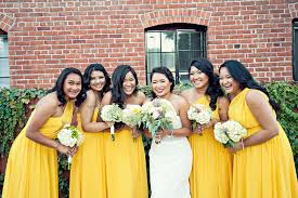 Brideside Bridesmaid Dresses Yellow Bridesmaid Dresses Bridesmaid Yellow Bridesmaids