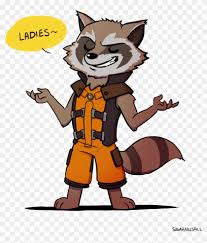 Download A Wonderful Set Of Baby Woodland Animals Clipart Rocket Raccoon Cartoon Drawing Free Transparent Png Clipart Images Download