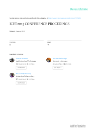 Site announcement, by moodle admin moodle for 2021 is here: Pdf Icet2013 Conference Procedings Edmore Mutekwe Academia Edu