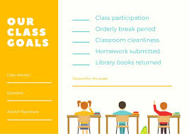 Orange Illustrated Student Classroom Rewards Chart