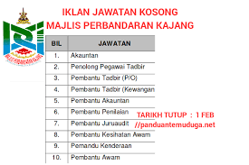 Portal jawatan kosong kerajaan dan swasta di malaysia, jawatan kosong, tip mendapatkan kerja, kerja kerajaan, jawatan kosong spa, kerja kosong terkini Jawatan Kosong Majlis Perbandaran Kajang Panduan Kerjaya Kerajaan