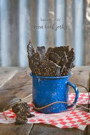 Ground beef jerky (or venison). The Best Homemade Oven Beef Jerky Family Spice