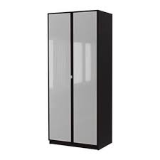 Scharniere und griff) eur 25 4. Pax Kleiderschrank 2 Door Pax Fevik Schwarzbraun Milchglas Schwarz Und Braun 100x38x236 Cm S59896233 Bewertungen Preisvergleiche