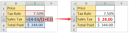 How To Calculate Sales Tax In Excel