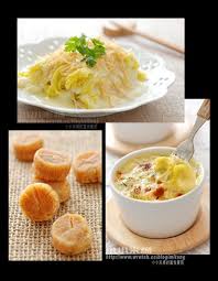干貝奶油津白 奶油焗白菜 food chinese food seafood