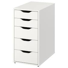 After assembling the cabinet, he attached four hairpin legs. Drawer Units Office Drawers Ikea