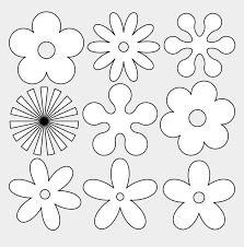 Flower silhouette black and white background. Retro Flower Ornaments Black White Flora Clipartist Clip Art Cliparts Cartoons Jing Fm