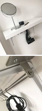 Ikea Grundtal S Hooks To Make A Vanity Table Organiser Hair Dryer Storage And Holder