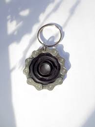 Porte Cles Bicyclette Derailleur Pully Roue Et Chaine Steam Bike Accessories Upcycled Bike Bike Chain