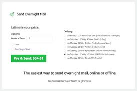 Is fedex standard overnight a better choice for your woocommerce pluginhive understanding fedex shipping rates in your ify pluginhive overnight shipping for next day delivery fedex overnight shipping for next day delivery fedex cheapest carrier in 2020 overnight shipping rates shippingeasy overnight delivery options easy to use letterstream. Send Overnight Mail Web App Review Appiod