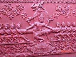 The ocean of milk (ksheer sagar), which was churned by the gods and demons, represents the mind or the consciousness, which contains many hidden churning symbolizes the spiritual transformation or purification of the mind and body on the path of liberation when one is engaged in austerities. The Story Of The Churning Of The Ocean Of Milk Photo