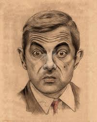 Mr Bean A K A Rowan Atkinson Drawing By Jikearts Deviantart Com On Deviantart Celebrity Drawings Pencil Sketch Portrait Drawings