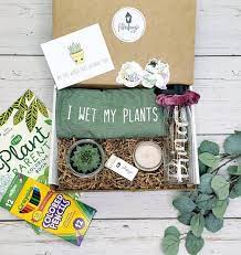 Plant Lovers Gift Succulent Gift Box Custom Water Bottle Etsy In 2021 Gifts Plant Lover Gift Succulent Gifts