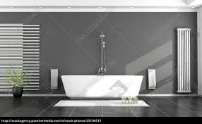 Schwarze badmöbeloberflächen zur klassisch weißen keramik finden sie bei. Schwarz Weiss Modernes Badezimmer Lizenzfreies Bild 23109515 Bildagentur Panthermedia
