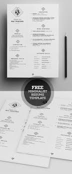 Remember your first impression starts with your resume / cv, make it look. Free Minimalistic Cv Resume Templates With Cover Letter Template Design Graphic Design Junction