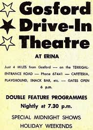 Gosford Drive In Theatre At Erina Nsw Circa 1960s Drive In Theater Tourist Info Australia History