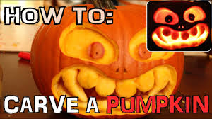 Choose small and medium sized. How To Carve A Scary Pumpkin For Halloween With Knife Only No Tools Needed Tutorial Youtube