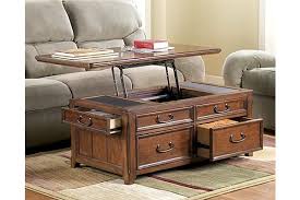 Accent Tables Woodboro Lift Top Coffee Table Ashley Furniture Coffee Table With Storage Coffee Table Trunk Coffee Table