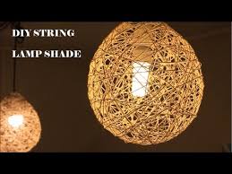 This diy lamps idea is perfect if you want to change their lampshade without having to buy a new one every time. Diy String Lamp Shade Instructables