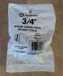 None are still in service. Southwire Nlfs075 3 4 Nylon Liquid Tight Fitting Type B Fast Ship C2 9 Ebay