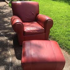Shop wayfair for all the best leather ottoman included accent chairs. Best Pottery Barn Manhattan Leather Chair And Ottoman For Sale In Germantown Tennessee For 2021