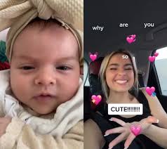 Thank you Addison!! 😂🥰 #duet with @addisonre #izzysky #newborn #cutebaby  #addisonrae #fyp