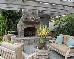 Wood Barrels Decorating Ideas Outdoor Fireplace Designs Backyard Fireplace Outdoor Fireplace