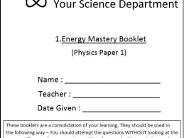 Aqa 1 9 Gcse Physics Science Forces Revision Workbook Teaching Resources Gcse Physics Physics Science Physics