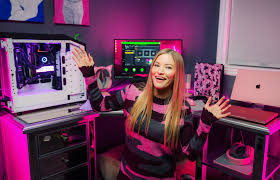 Ijustine On Twitter My Ultimate Gaming Setup Https T Co Xxpinomdro And It S Pink Show off your gaming setup too, check the gaming chairs, desk, mouse, pc and more. ultimate gaming setup https