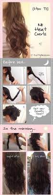 No Heat Curls Hairstyle Hair Styles Hair Beauty Bad Hair