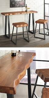 The Torrani 3 Piece Counter Height Pub Set Is Ideal For Small Home Or Small Spaces Black Metallic U Shaped Legs Pub Table Sets Pub Set Cafe Chairs And Tables
