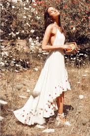 Ibiza Style White Maxi Dress Ibiza Fashion Bohemian Sundress Dresses